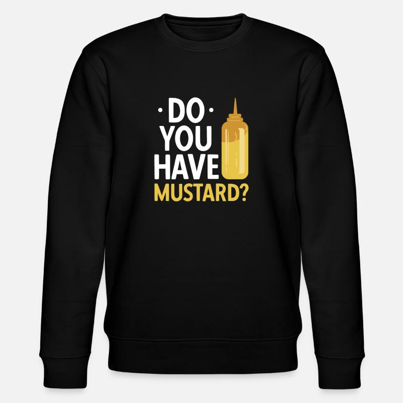 Senf Mustard - Stanley/Stella Unisex Bio-Sweatshirt CHANGER  - Schwarz