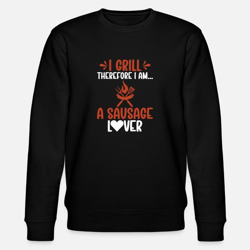 Sausage Lover - Stanley/Stella Unisex Bio-Sweatshirt CHANGER  - Schwarz