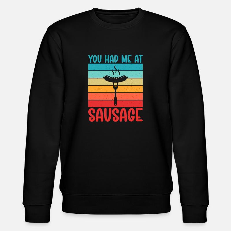 Amateur de saucisses - Sweat bio CHANGER Stanley/Stella Unisexe - noir