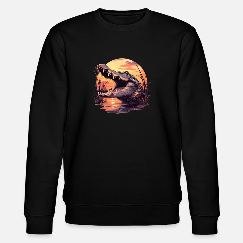 Alligatoren Alligator - Sweat bio CHANGER Stanley/Stella Unisexe - noir