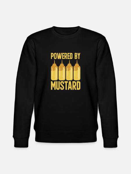 Senf Mustard - Stanley/Stella CHANGER Unisex Organic Sweatshirt - black