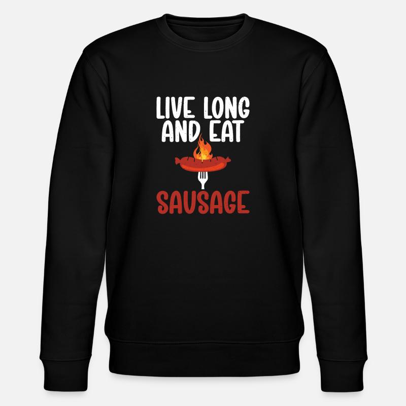 Sausage Lover - Stanley/Stella CHANGER Unisex Organic Sweatshirt - black