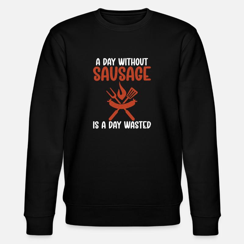 Sausage Lover - Stanley/Stella Unisex Bio-Sweatshirt CHANGER  - Schwarz