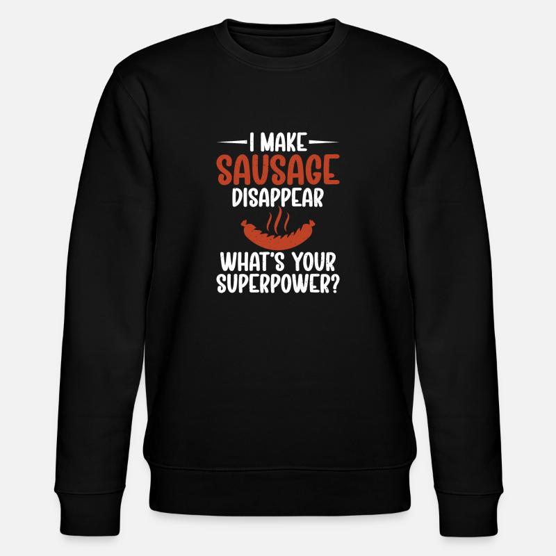 Sausage Lover - Stanley/Stella Unisex Bio-Sweatshirt CHANGER  - Schwarz