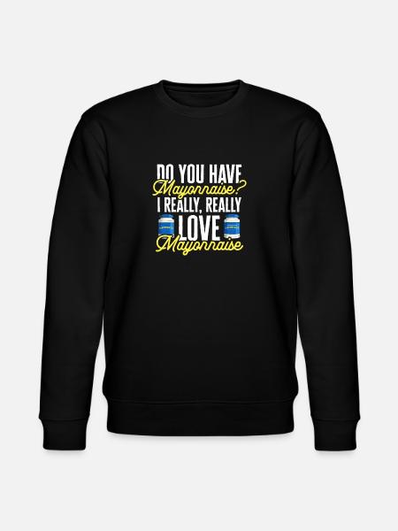 Mayonnaise - Stanley/Stella CHANGER Unisex Organic Sweatshirt - black