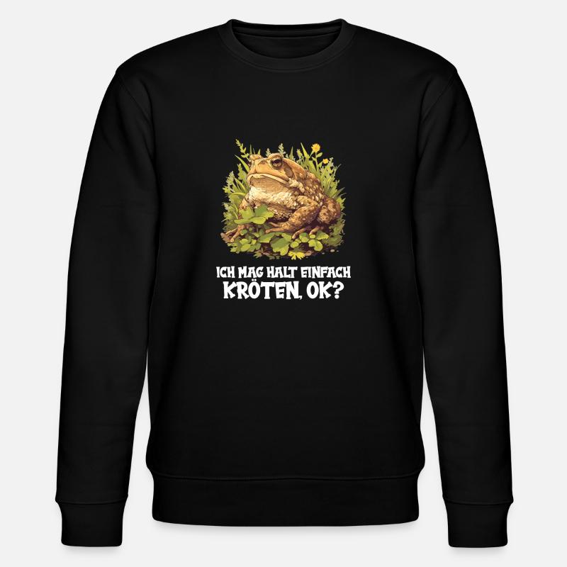 Toad Toads Toad - Stanley/Stella CHANGER Unisex Organic Sweatshirt - black