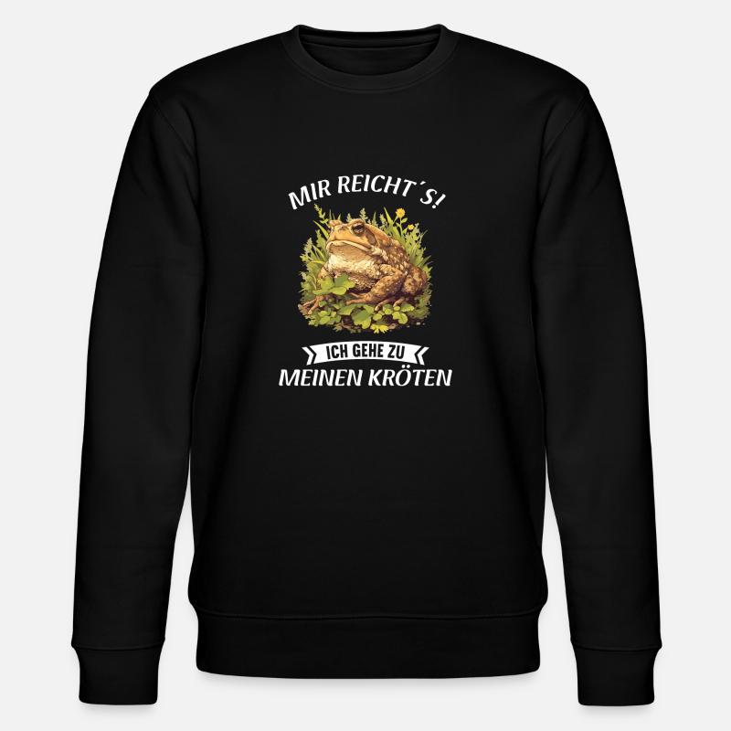 Crapaud crapaud crapaud - Sweat bio CHANGER Stanley/Stella Unisexe - noir