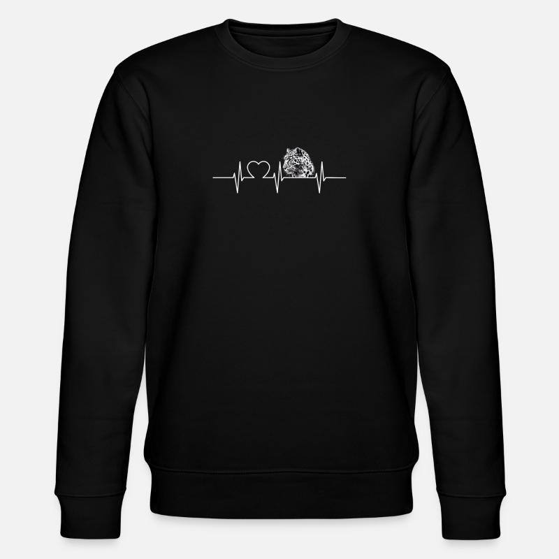 Leoparden Leopard - Stanley/Stella CHANGER Unisex Organic Sweatshirt - black