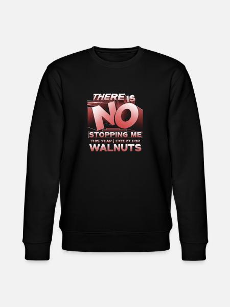 Walnut allergy - Stanley/Stella CHANGER Unisex Organic Sweatshirt - black