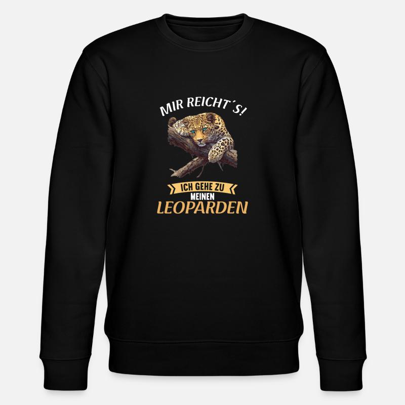 Léopard léopard - Sweat bio CHANGER Stanley/Stella Unisexe - noir