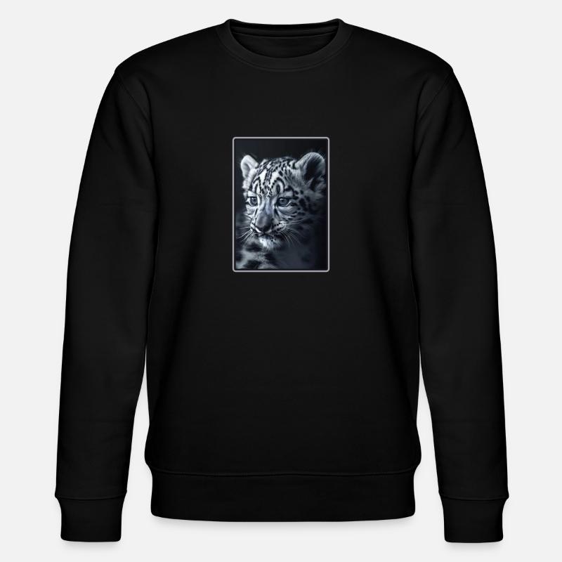 Léopard des neiges Schneeleoparden Schneeleopard - Sweat bio CHANGER Stanley/Stella Unisexe - noir