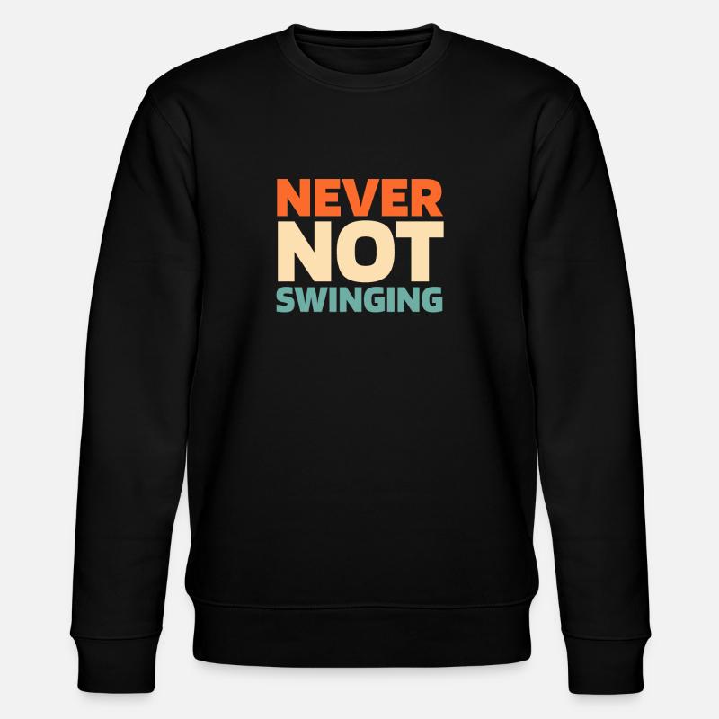 Golf Golfer Golfing - Stanley/Stella CHANGER Unisex Organic Sweatshirt - black