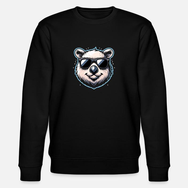 Feeling Wombat-Tastic Today - Funny Wombat - Stanley/Stella CHANGER Unisex Organic Sweatshirt - black