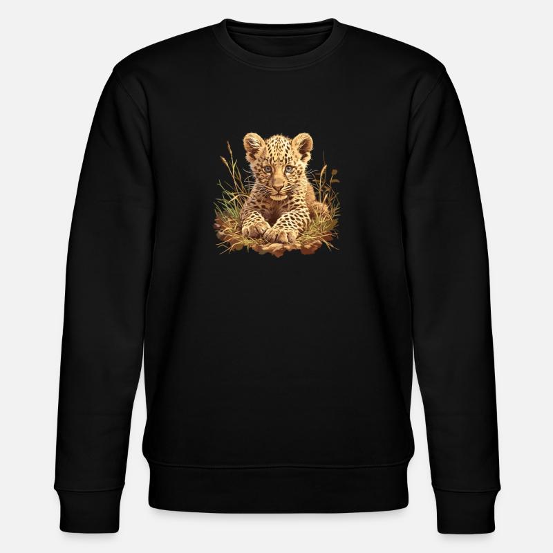 Léopard léopard - Sweat bio CHANGER Stanley/Stella Unisexe - noir