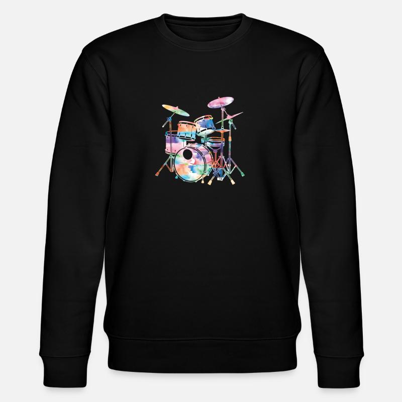 Batterie Batteurs Batteurs - Sweat bio CHANGER Stanley/Stella Unisexe - noir