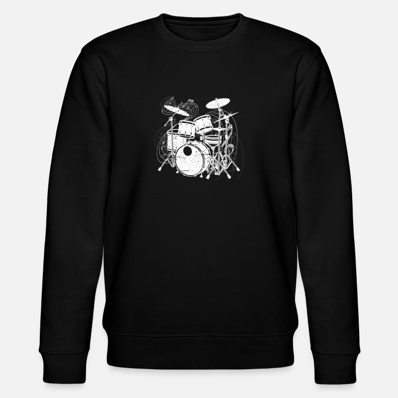 Drums Drummers Drummers - Stanley/Stella CHANGER Unisex Organic Sweatshirt - black