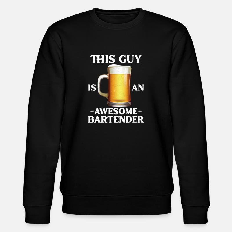 Bartender Mixologist This Guy Is - Stanley/Stella Unisex Bio-Sweatshirt CHANGER  - Schwarz