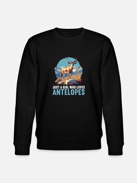 Antelope Antilopen Antilope - Stanley/Stella Unisex Bio-Sweatshirt CHANGER  - Schwarz