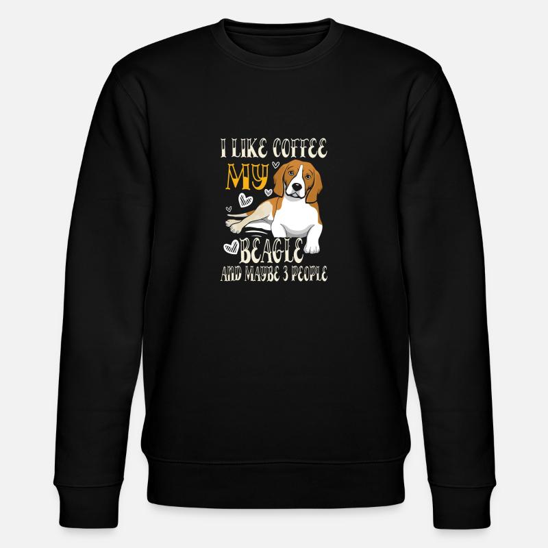 Café Beagle - Sweat bio CHANGER Stanley/Stella Unisexe - noir