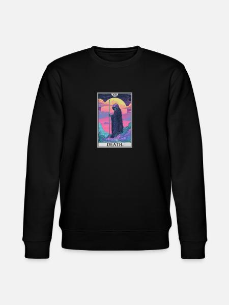 Tarot Card Tarot Card Death - Stanley/Stella CHANGER Unisex Organic Sweatshirt - black