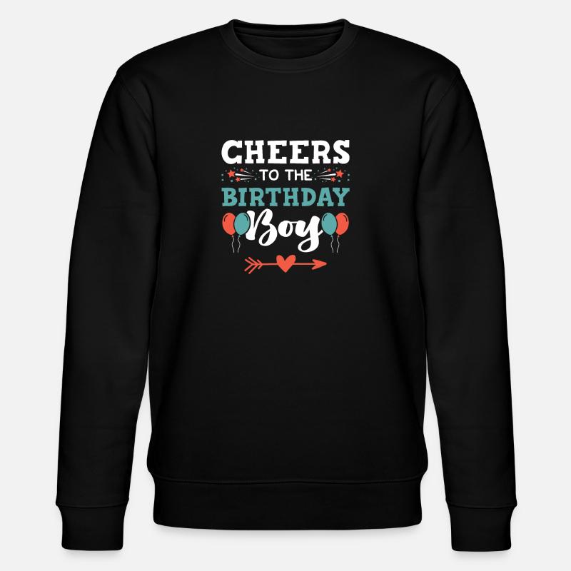 garçon d'anniversaire - Sweat bio CHANGER Stanley/Stella Unisexe - noir