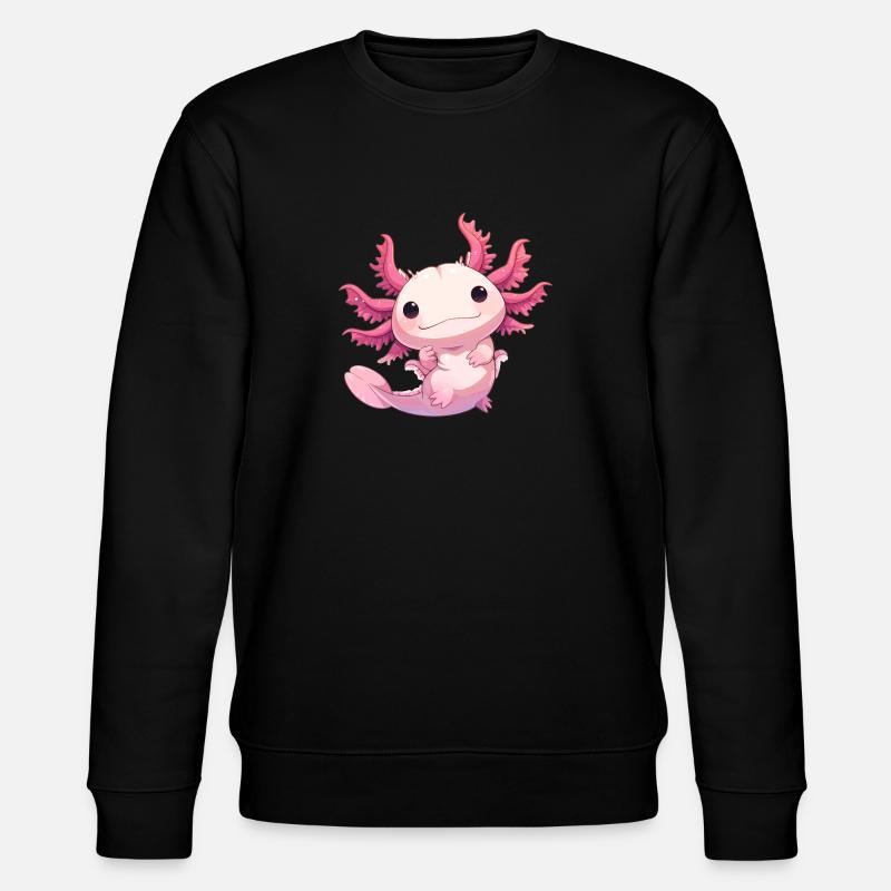 Axolotl - Stanley/Stella Unisex Bio-Sweatshirt CHANGER  - Schwarz