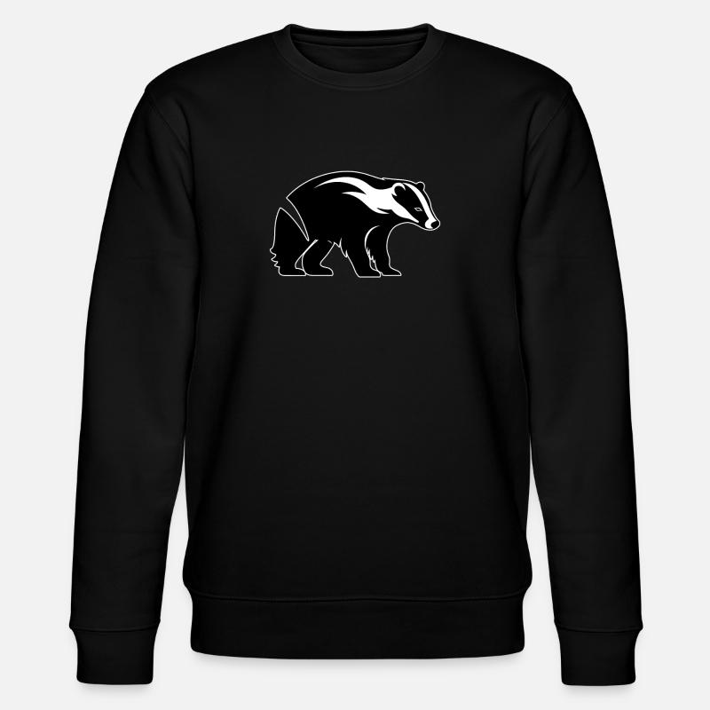 Badger Dachse Dachs - Stanley/Stella CHANGER Unisex Organic Sweatshirt - black