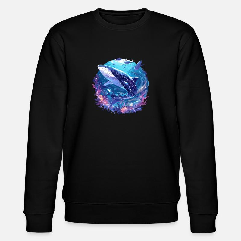requin-baleine Requin-baleine requin-baleine - Sweat bio CHANGER Stanley/Stella Unisexe - noir