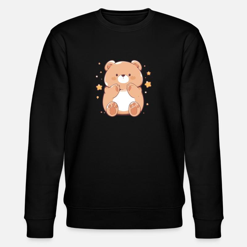 Bear Bären Bär - Stanley/Stella CHANGER Unisex Organic Sweatshirt - black