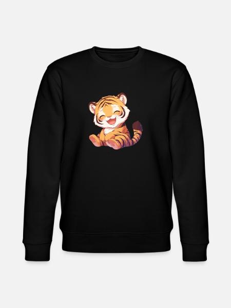 Bengal Tiger King Tiger - Stanley/Stella CHANGER Unisex Organic Sweatshirt - black