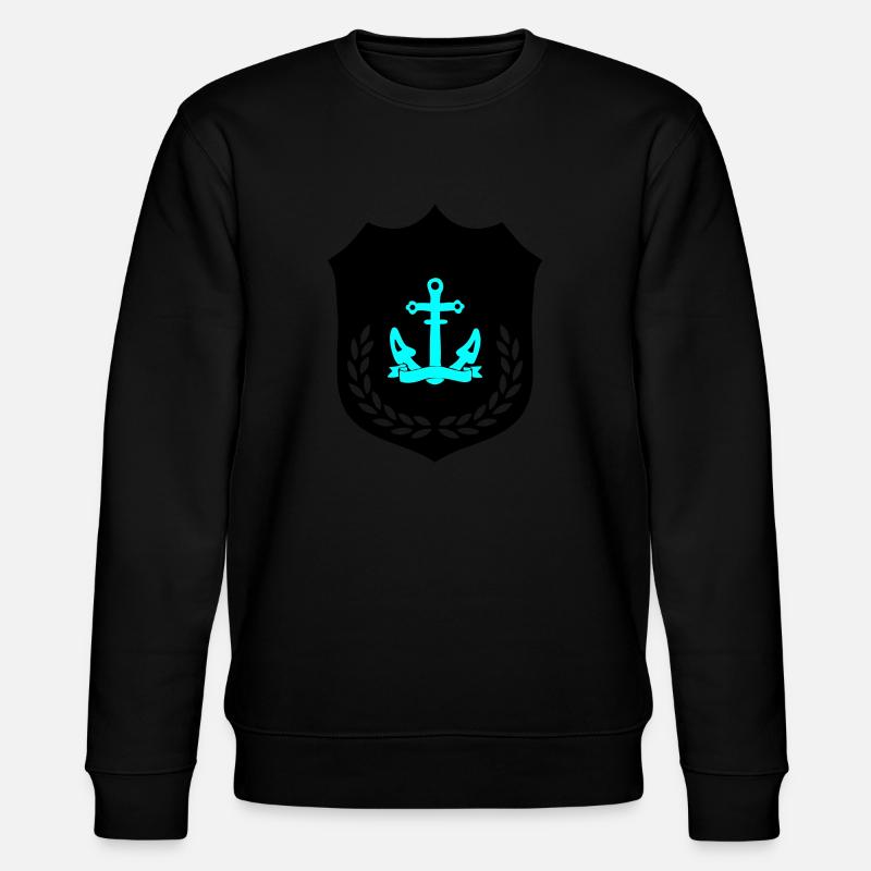 Armoiries de l’ancre - Sweat bio CHANGER Stanley/Stella Unisexe - noir
