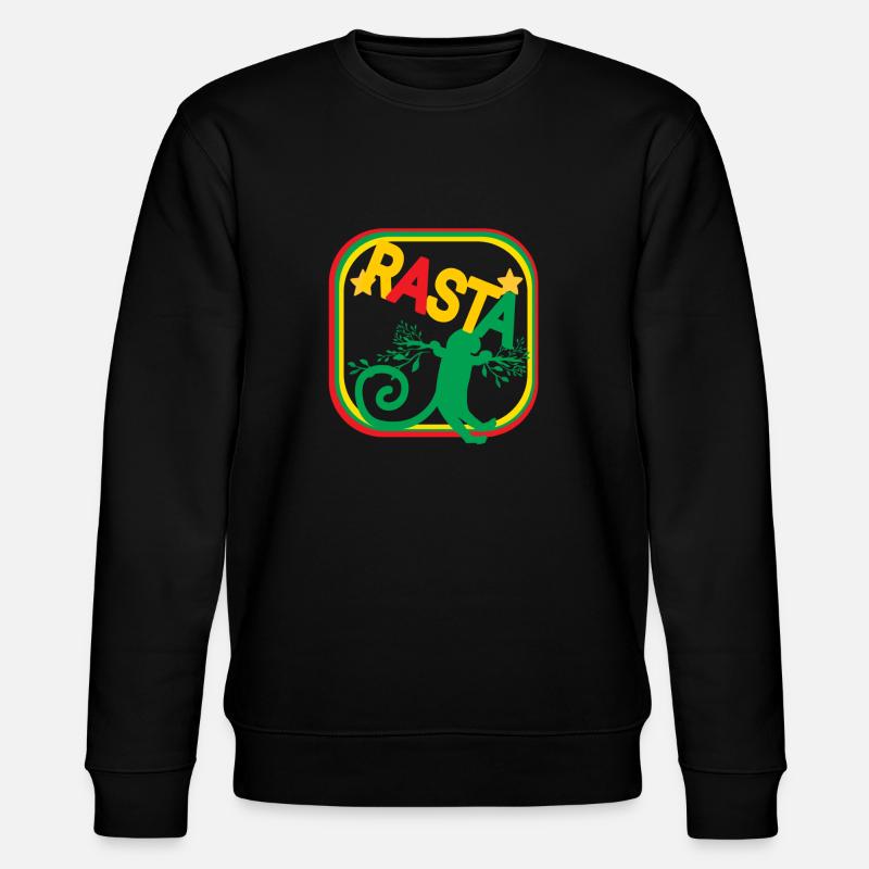 Rasta - Stanley/Stella Unisex Bio-Sweatshirt CHANGER  - Schwarz