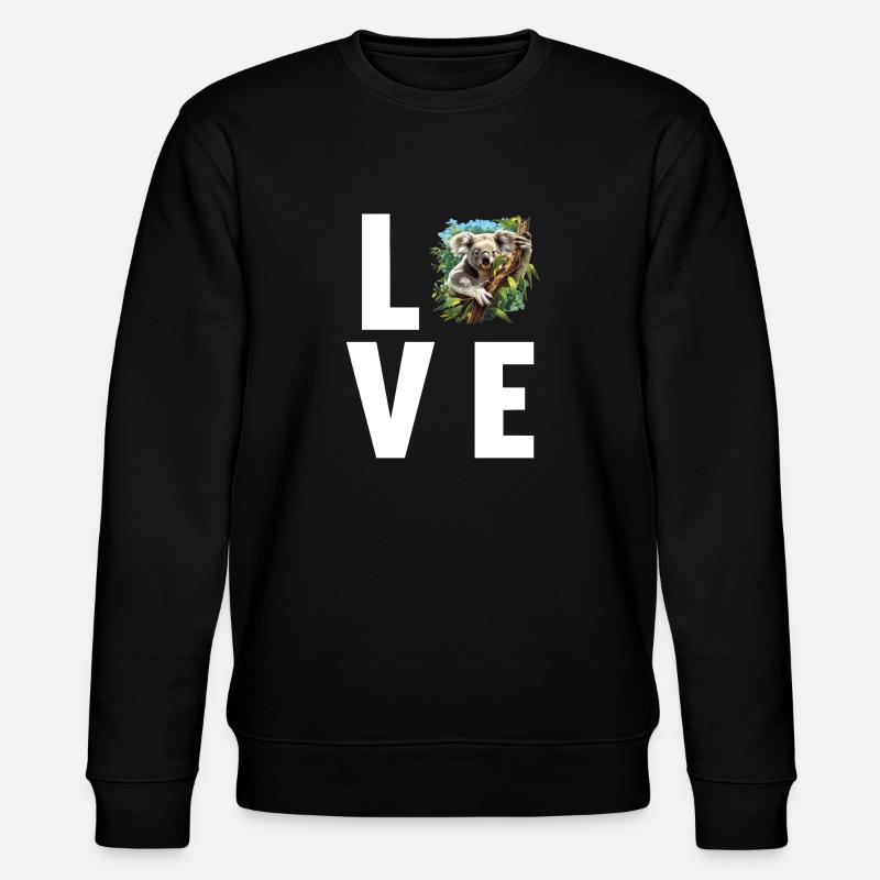 Koalas Koala - Sweat bio CHANGER Stanley/Stella Unisexe - noir