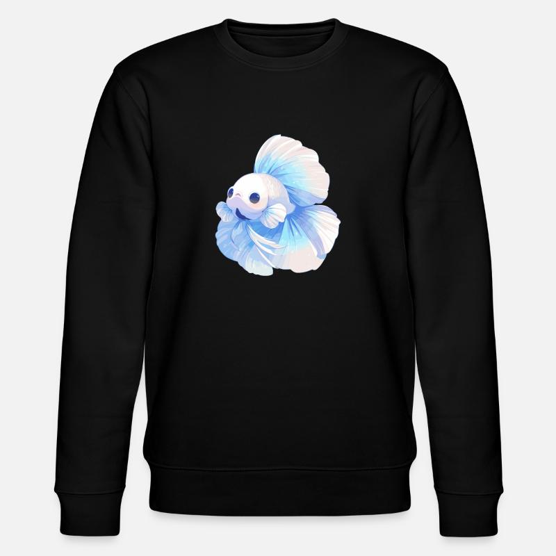 Bettas Betta Poisson Betta - Sweat bio CHANGER Stanley/Stella Unisexe - noir