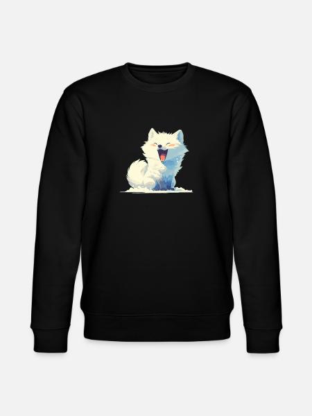 Arctic Fox Polarfüchse Polarfuchs - Stanley/Stella CHANGER Unisex Organic Sweatshirt - black