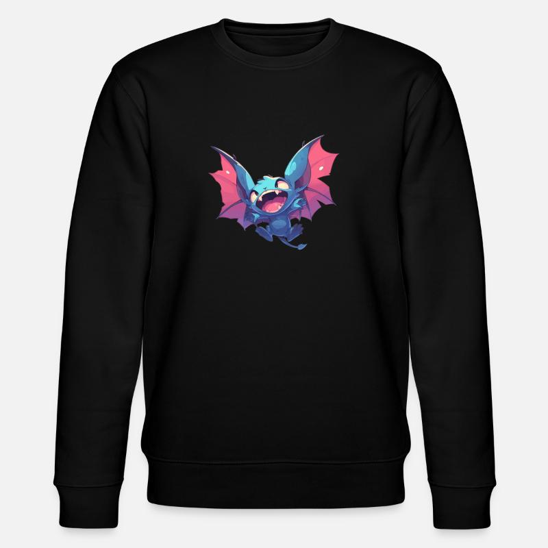 Bat Bats Bat - Stanley/Stella CHANGER Unisex Organic Sweatshirt - black