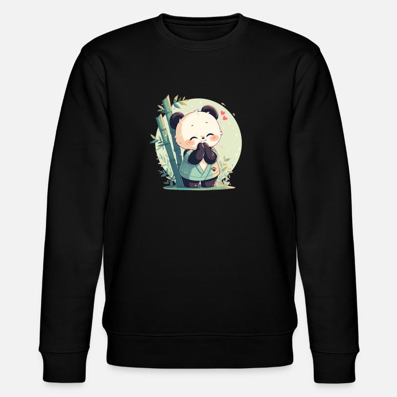 Pandas Panda - Sweat bio CHANGER Stanley/Stella Unisexe - noir