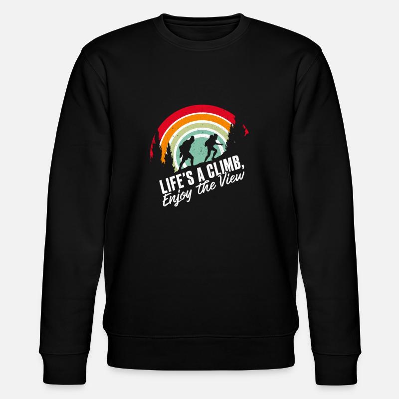 Lifes a climb - Sweat bio CHANGER Stanley/Stella Unisexe - noir