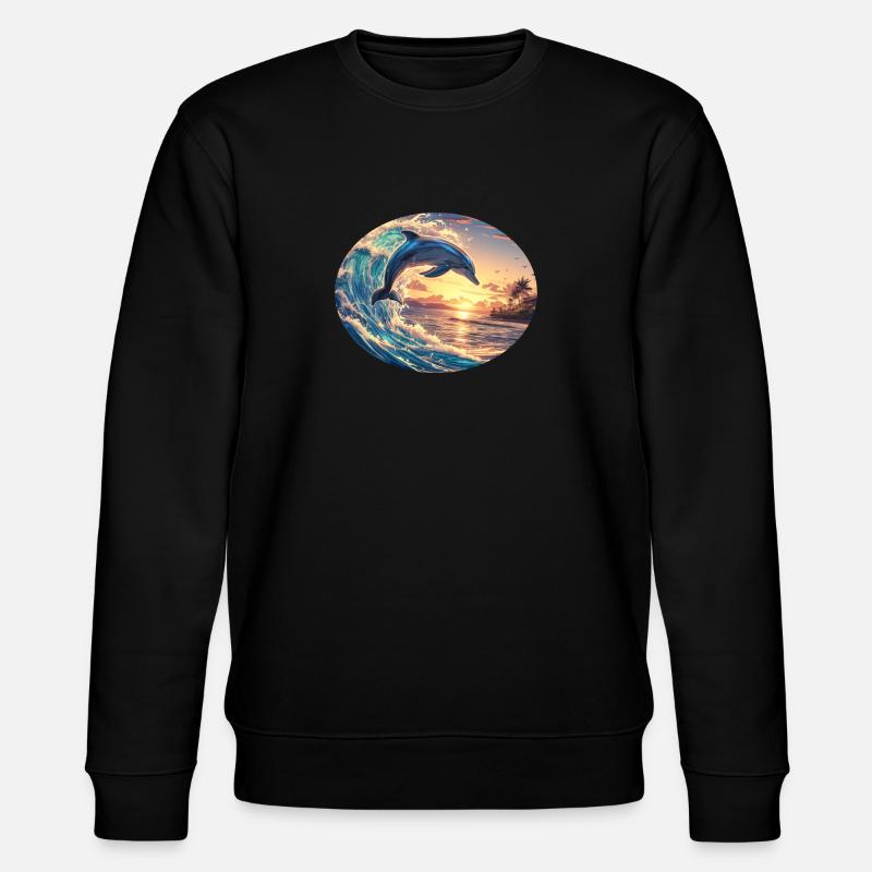 Dauphin Dauphins Dauphin - Sweat bio CHANGER Stanley/Stella Unisexe - noir