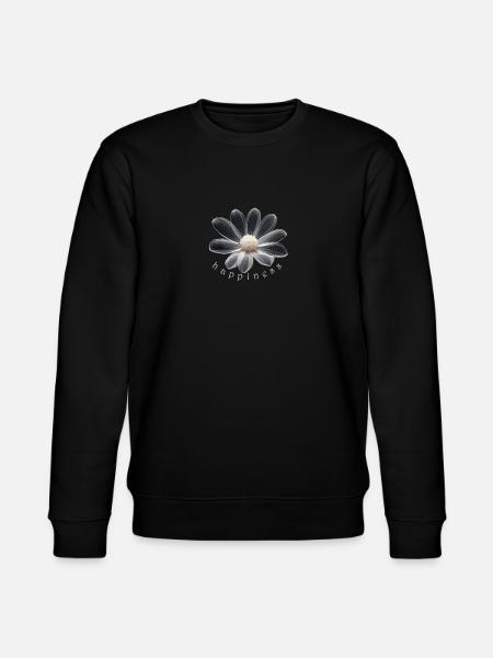 Glücksblume Happiness Flower - Stanley/Stella CHANGER Unisex Organic Sweatshirt - black