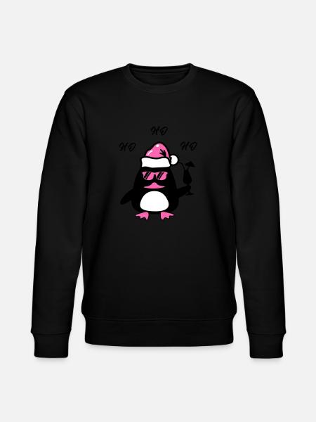 Beach Duck Christmas - Stanley/Stella CHANGER Unisex Organic Sweatshirt - black