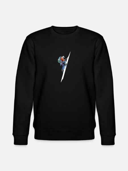 Extrem-Eiskletterer-Abenteuer Extreme Climber - Stanley/Stella Unisex Bio-Sweatshirt CHANGER  - Schwarz