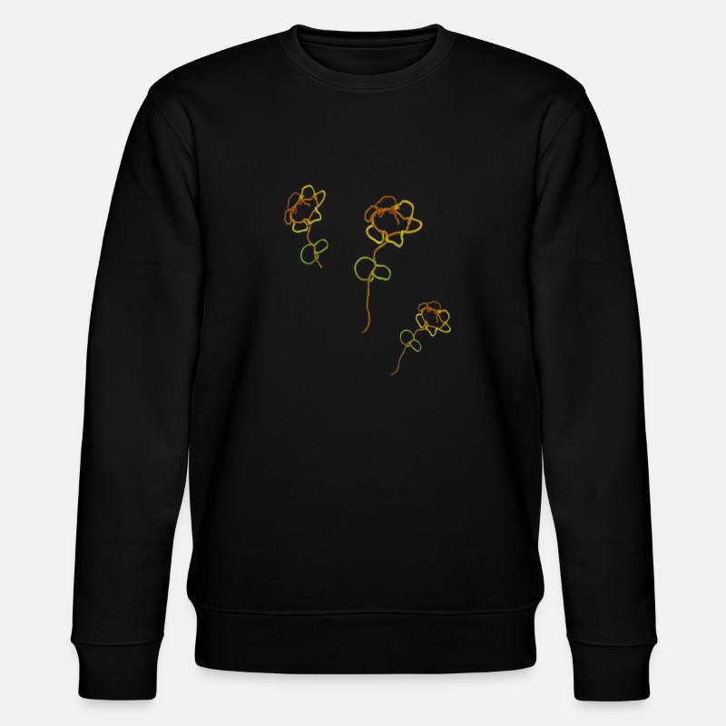 Leas Flowers - Stanley/Stella Unisex Bio-Sweatshirt CHANGER  - Schwarz