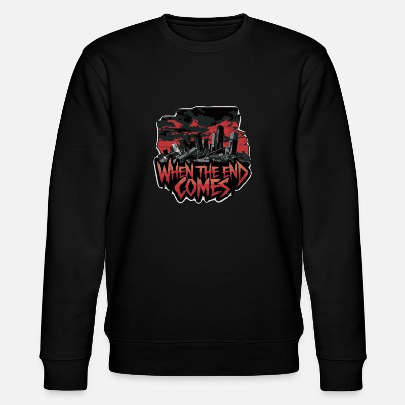 QUAND VIENT LA FIN - Sweat bio CHANGER Stanley/Stella Unisexe - noir