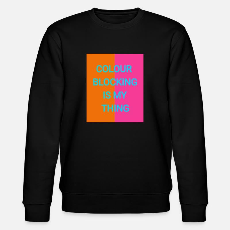 Farben mix - Stanley/Stella Unisex Bio-Sweatshirt CHANGER  - Schwarz