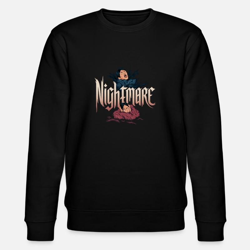 NIGHTMARE - Stanley/Stella Unisex Bio-Sweatshirt CHANGER  - Schwarz
