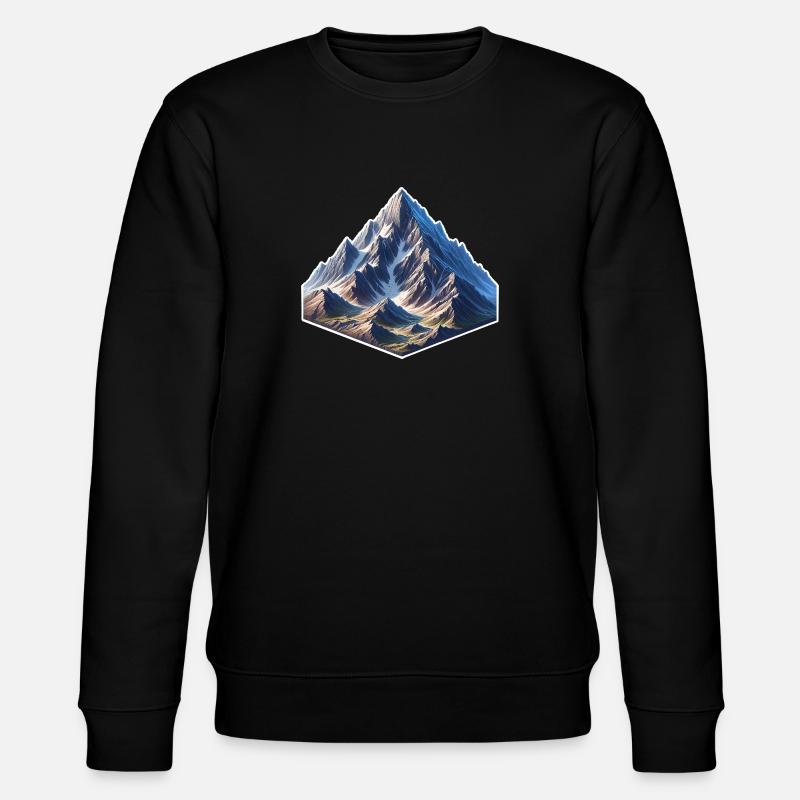 Mountain - Stanley/Stella CHANGER Unisex Organic Sweatshirt - black