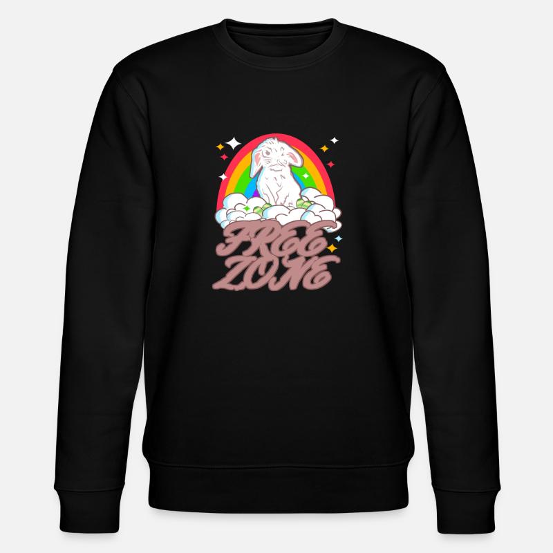 No Easter free zone - Stanley/Stella CHANGER Unisex Organic Sweatshirt - black