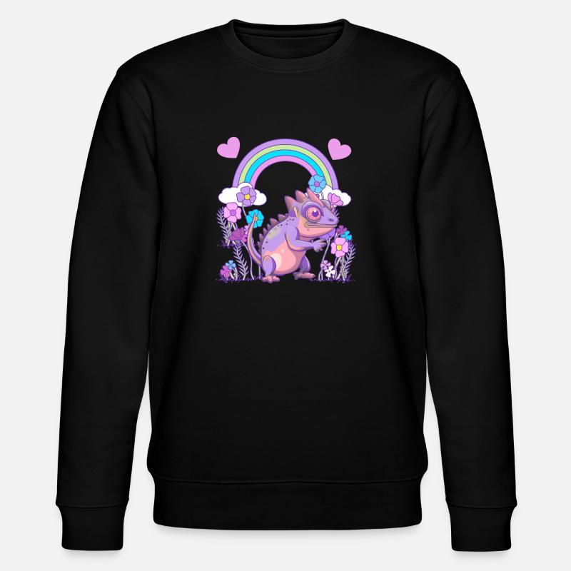 Lizard Dragon Dragon - Stanley/Stella CHANGER Unisex Organic Sweatshirt - black