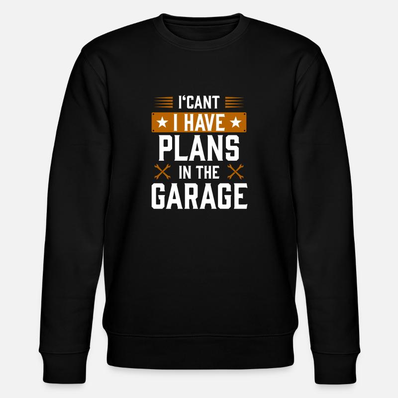 garage1 Zeichenfläche 1 - Stanley/Stella Unisex Bio-Sweatshirt CHANGER - Schwarz